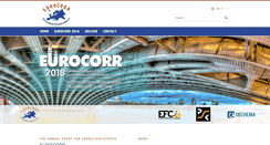 Desktop Screenshot of eurocorr.org