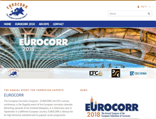Tablet Screenshot of eurocorr.org